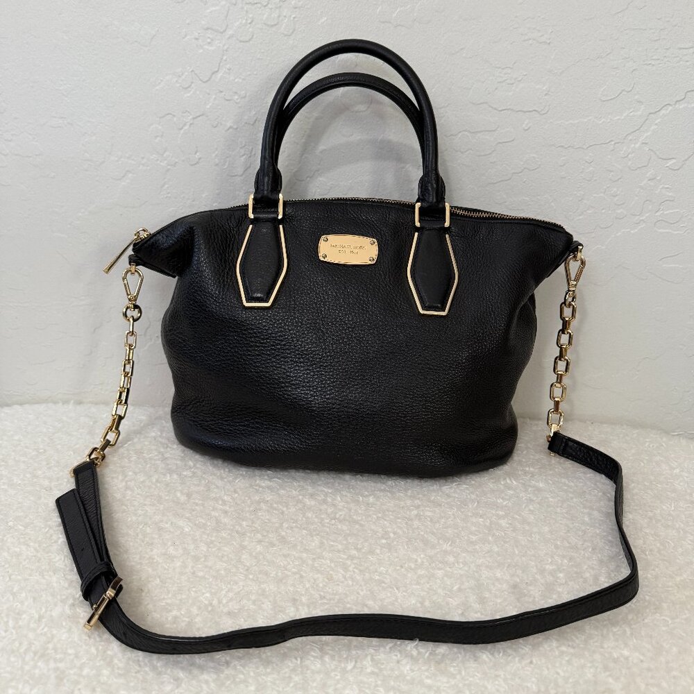 Michael Kors Leather Handbag BLACK